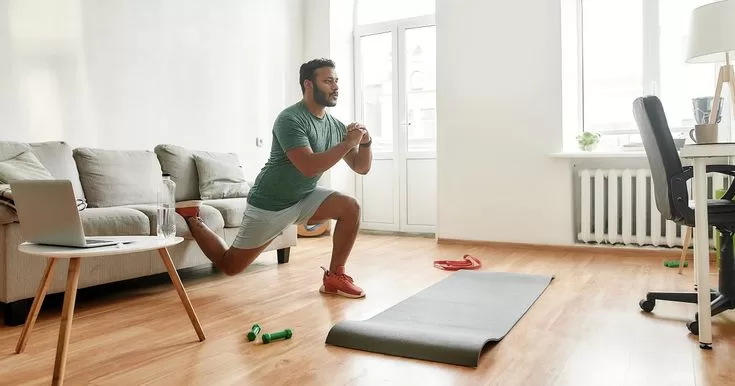 Beginner full body home workout setup