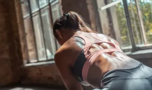 Sequence demonstrating the Superman and Swimmer exercises.