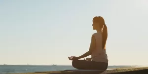 A serene mental landscape, symbolizing the goal of Advanced Meditation Techniques.