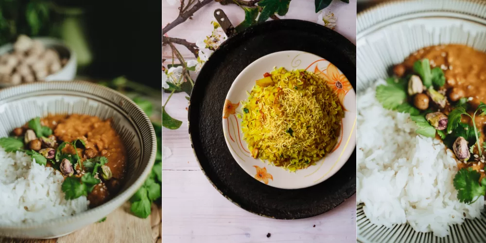 A plate of Besan Cheela with vegetables, illustrating Low Carb Indian Breakfast Recipes.