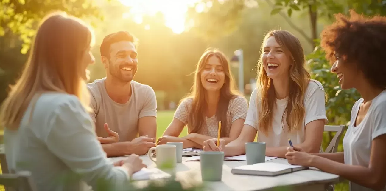 A brain diagram showing areas of pleasure and positivity, representing the Science of Happiness Habits.