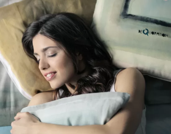 A person sleeping peacefully, applying Ayurvedic Tips for Insomnia.