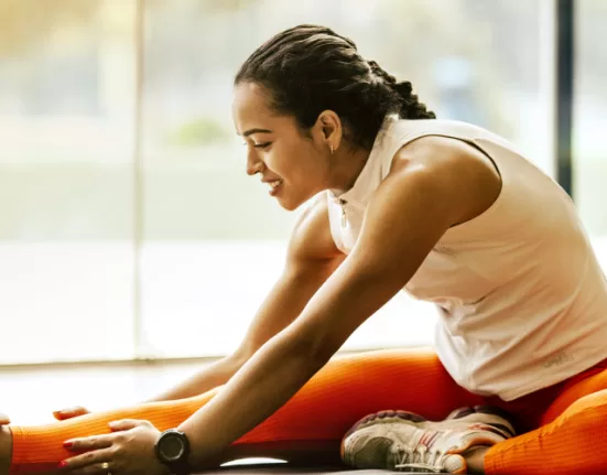 A visualization of a flexible spine and open hips after the ultimate Full Body Stretching Routine.