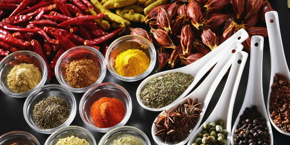 A collection of Ayurvedic Herbs for Anemia including Ashwagandha and Punarnava.